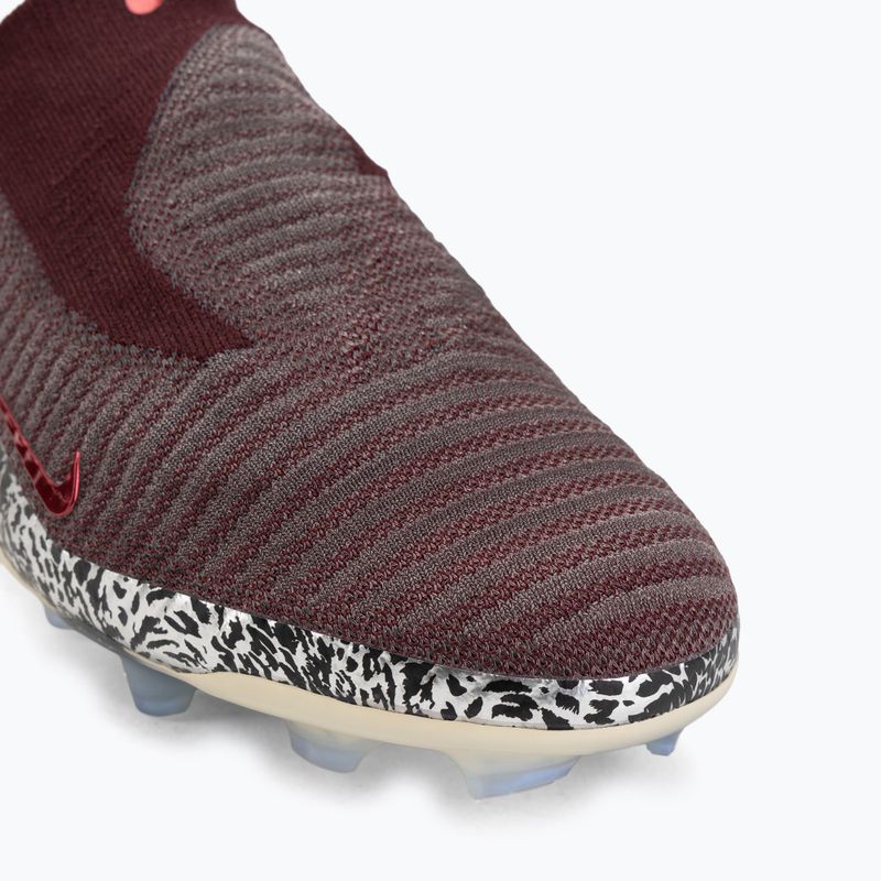 Buty piłkarskie męskie Nike United Phantom 6 High Elite FG burgundy crush/fossil/university red 7