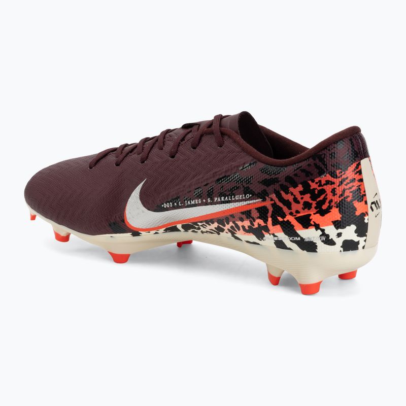 Buty piłkarskie męskie Nike United Mercurial Vapor 16 Academy MG burgundy crush/metallic silver 3