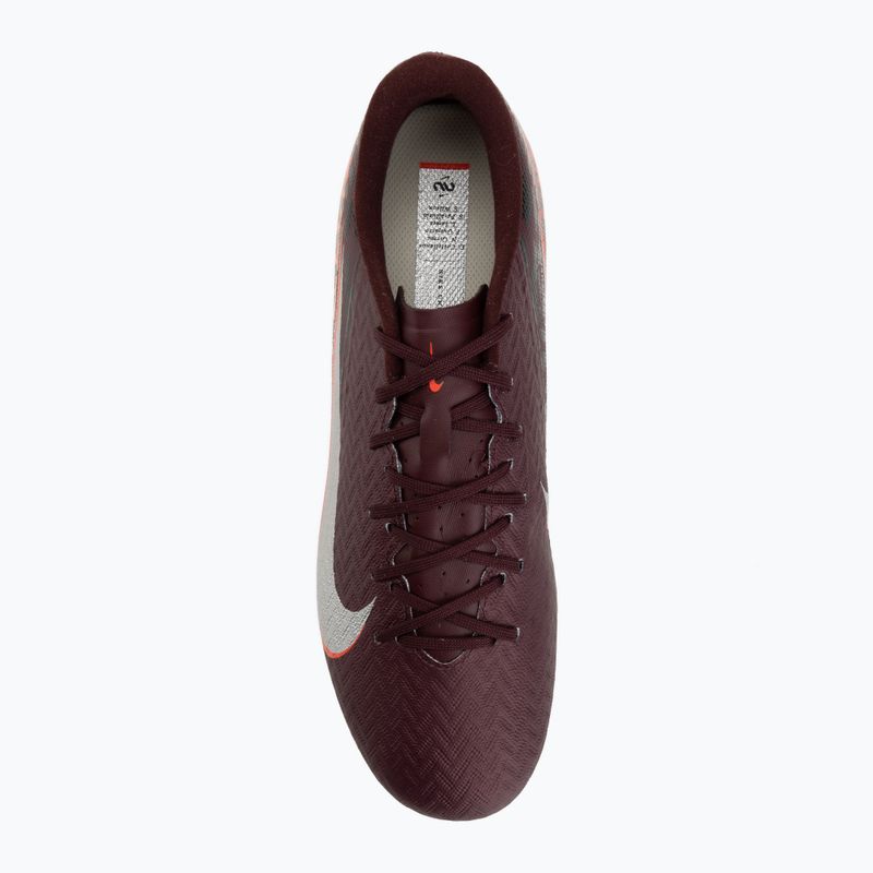 Buty piłkarskie męskie Nike United Mercurial Vapor 16 Academy MG burgundy crush/metallic silver 5
