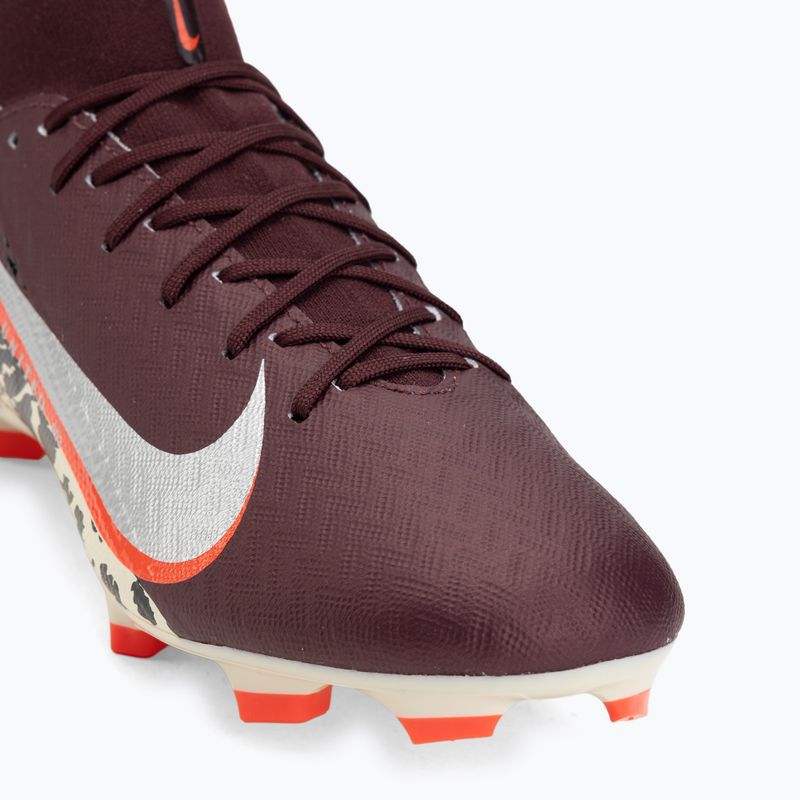 Buty piłkarskie męskie Nike United Mercurial Superfly 10 Academy MG burgundy crush/metallic silver 7
