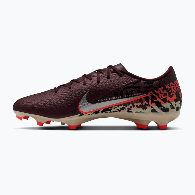 Buty piłkarskie męskie Nike United Mercurial Vapor 16 Academy MG burgundy crush/metallic silver 2