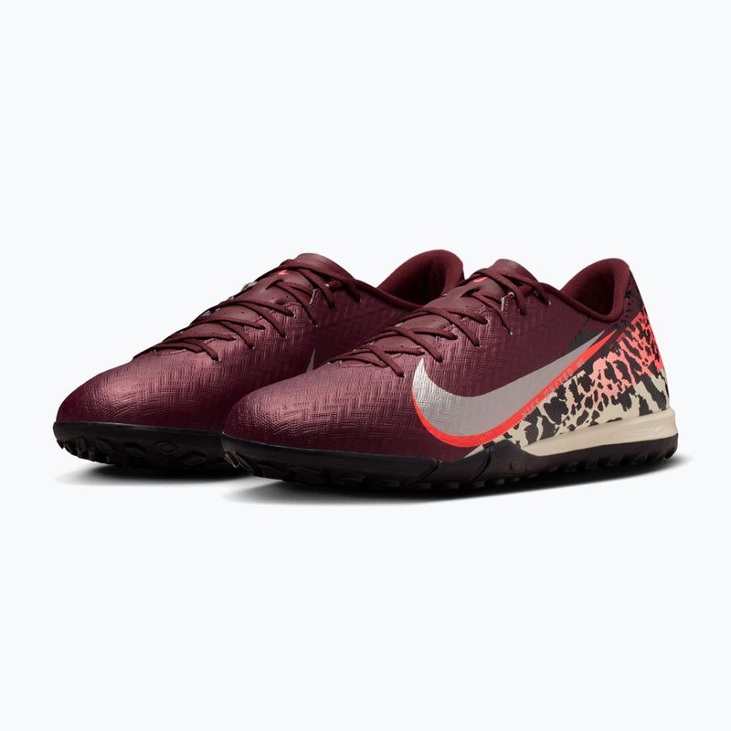 Buty piłkarskie męskie Nike United Mercurial Vapor 16 Academy TF burgundy crush/metallic silver 3
