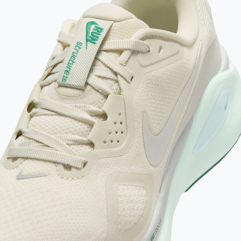 Buty do biegania damskie Nike Structure 26 sea glass/light silver/metallic silver 3