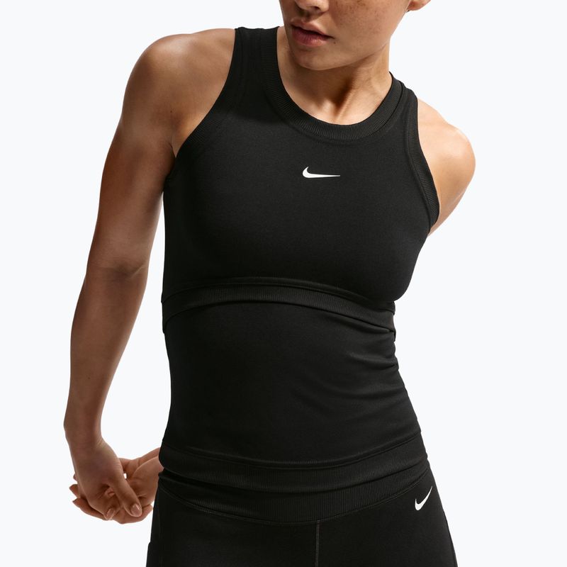 Koszulka treningowa damska Nike One Dri-Fit black/black/white 4
