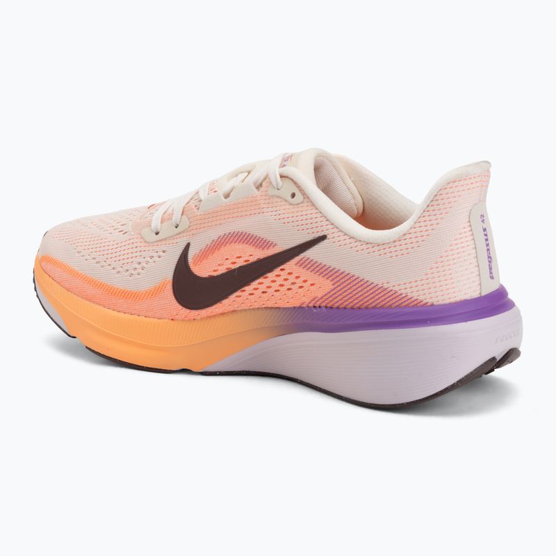 Buty do biegania damskie Nike Pegasus 42 chalk/orange pulse/bright violet/tattoo 3