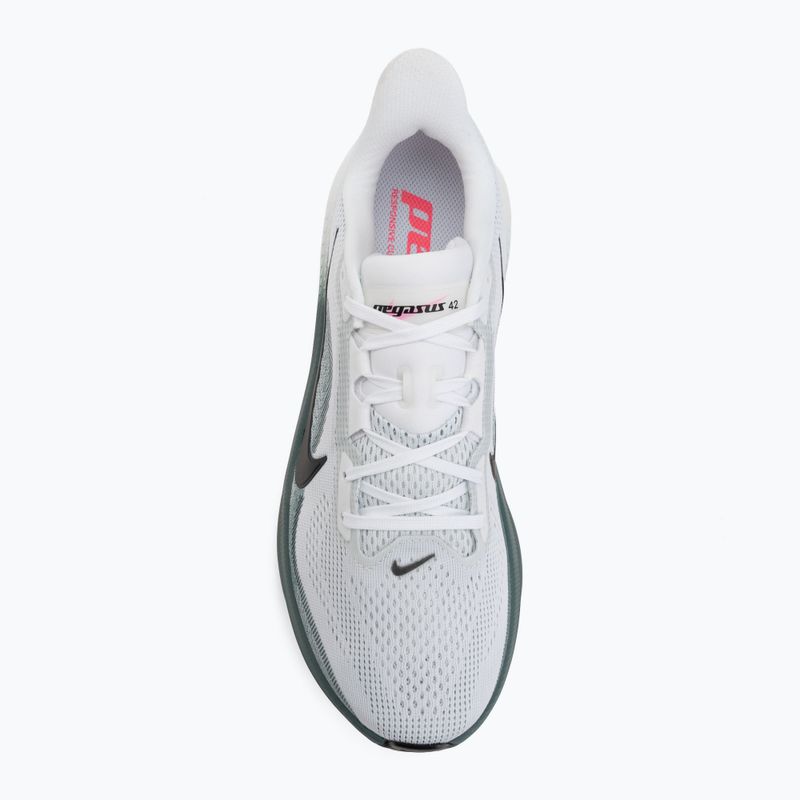 Buty do biegania męskie Nike Pegasus 42 white/mineral slate/hyper pink/black 5
