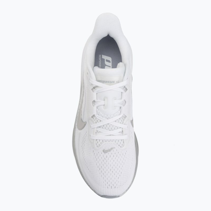 Buty do biegania damskie Nike Pegasus 42 white/wolf grey/metallic silver 5