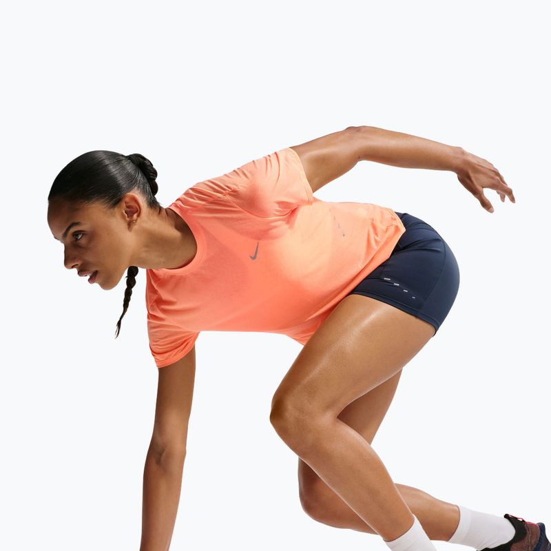 Koszulka do biegania damska Nike Swift Breathe Dri-Fit orange pulse/photon dust 6