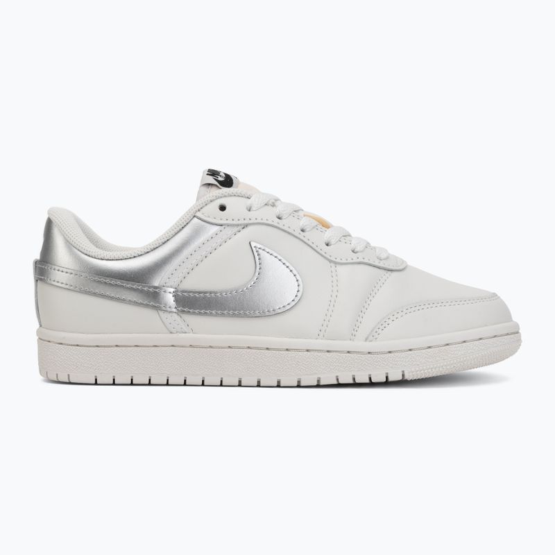 Buty damskie Nike Air Jordan Skyline Low swan/black/metallic silver 2
