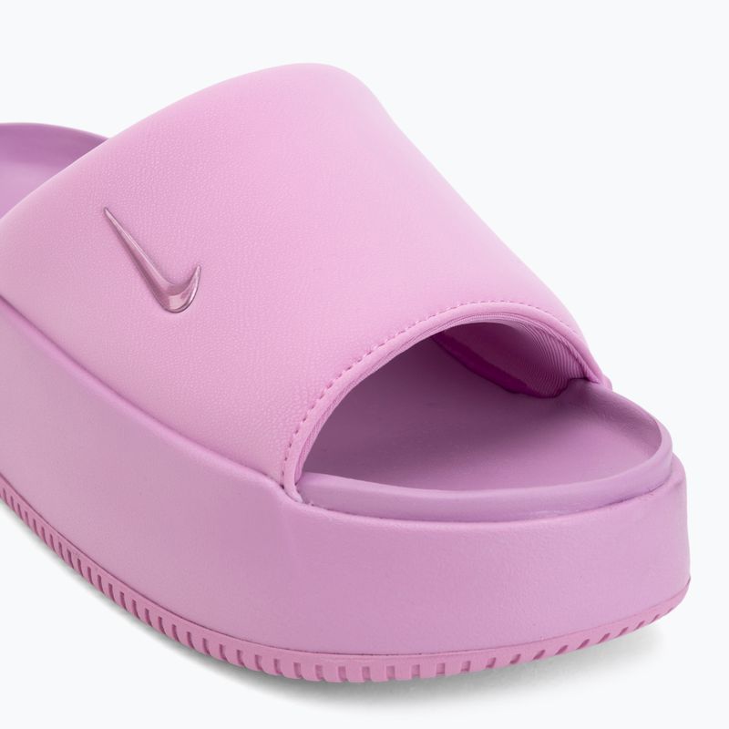 Klapki damskie Nike Calm Elevation light magenta 7