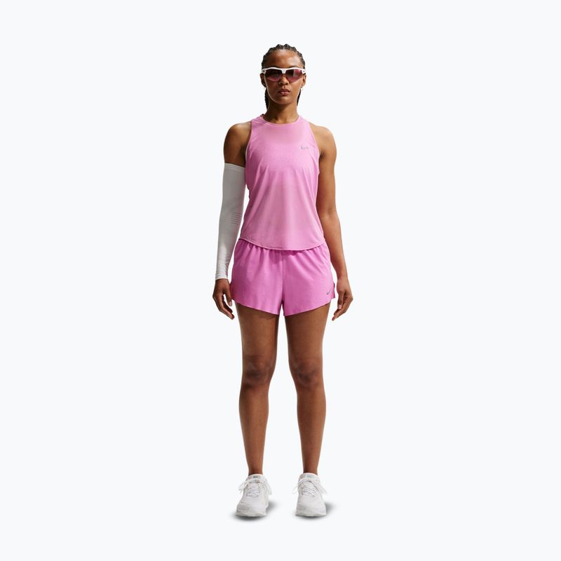 Koszulka do biegania damska Nike Swift Breathe Dri-Fit light magenta/photon dust 2