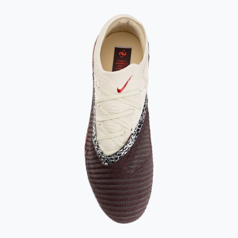 Buty piłkarskie męskie Nike United Phantom 6 Low Elite FG burgundy crush/fossil/university red 5