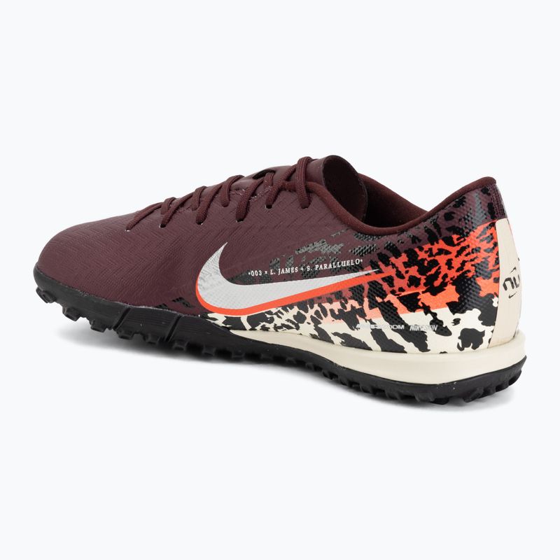 Buty piłkarskie męskie Nike United Mercurial Vapor 16 Academy TF burgundy crush/metallic silver 3