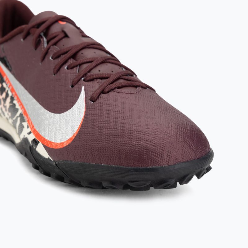 Buty piłkarskie męskie Nike United Mercurial Vapor 16 Academy TF burgundy crush/metallic silver 7