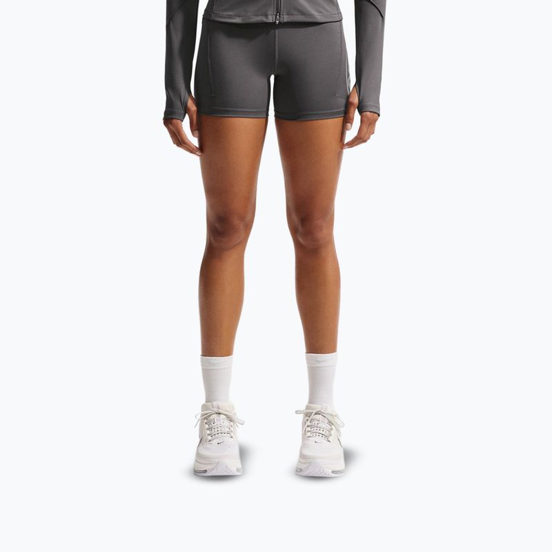 Spodenki do biegania damskie damskie Nike Swift High Waisted 4" medium ash
