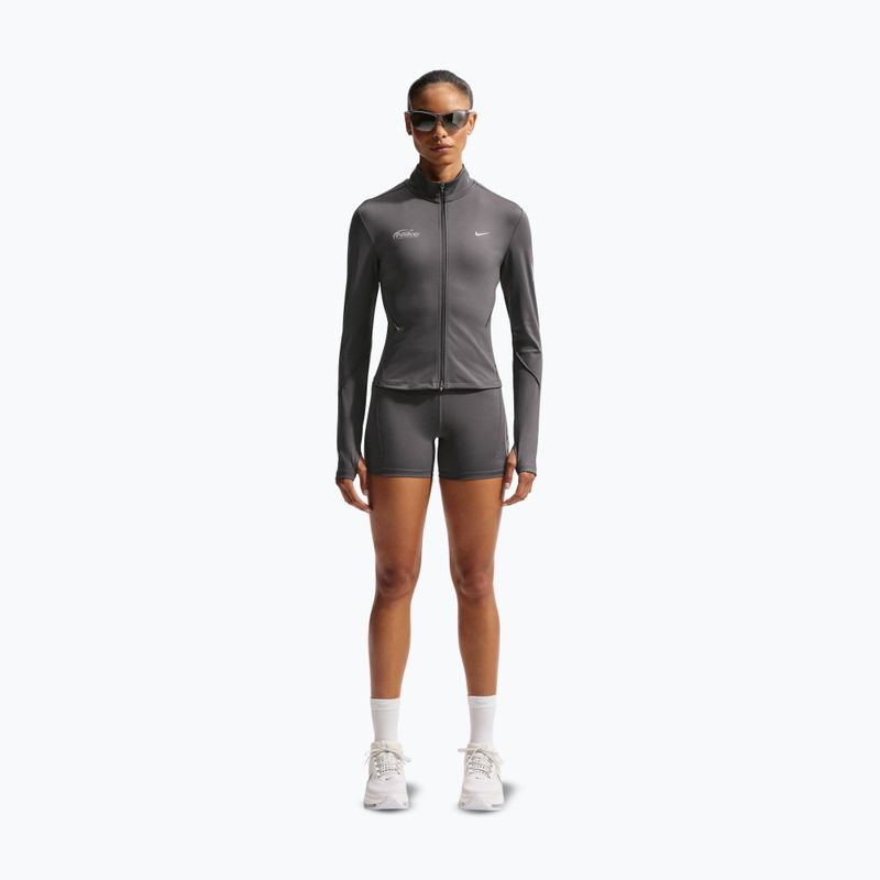 Legginsy damskie Nike Swift High Waisted 4" medium ash 2