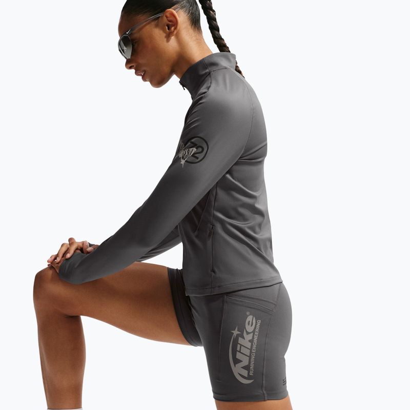 Legginsy damskie Nike Swift High Waisted 4" medium ash 7