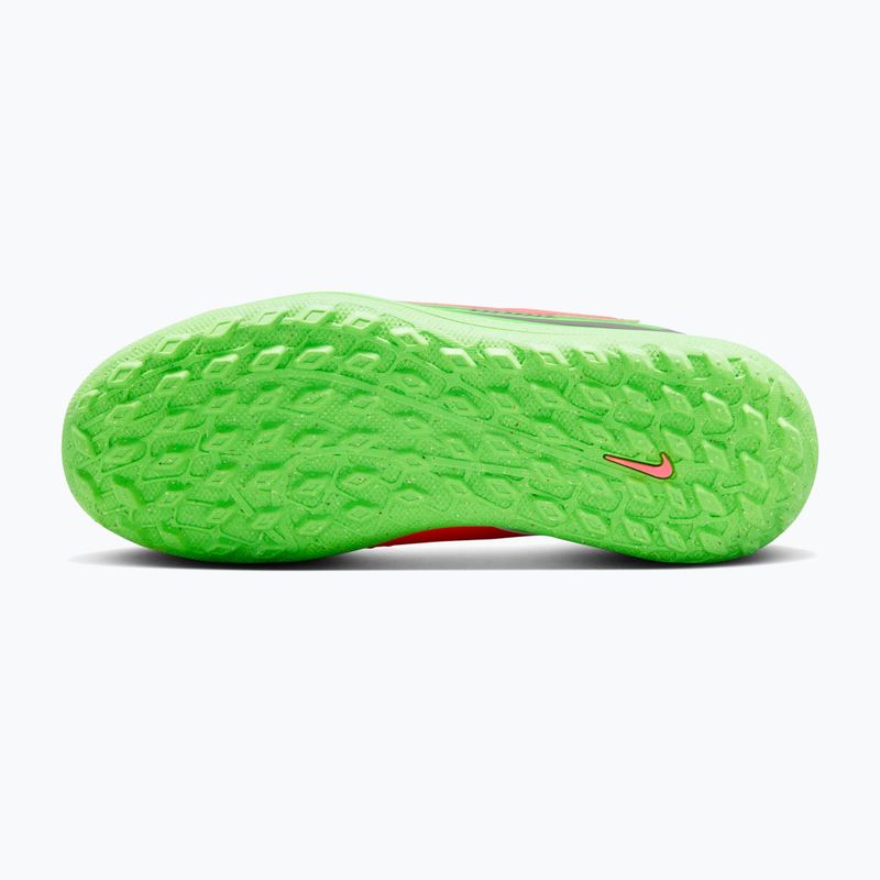 Buty piłkarskie dziecięce Nike Jr. Phantom 6 Club Erling Haaland TF hot punch/green strike/black 2