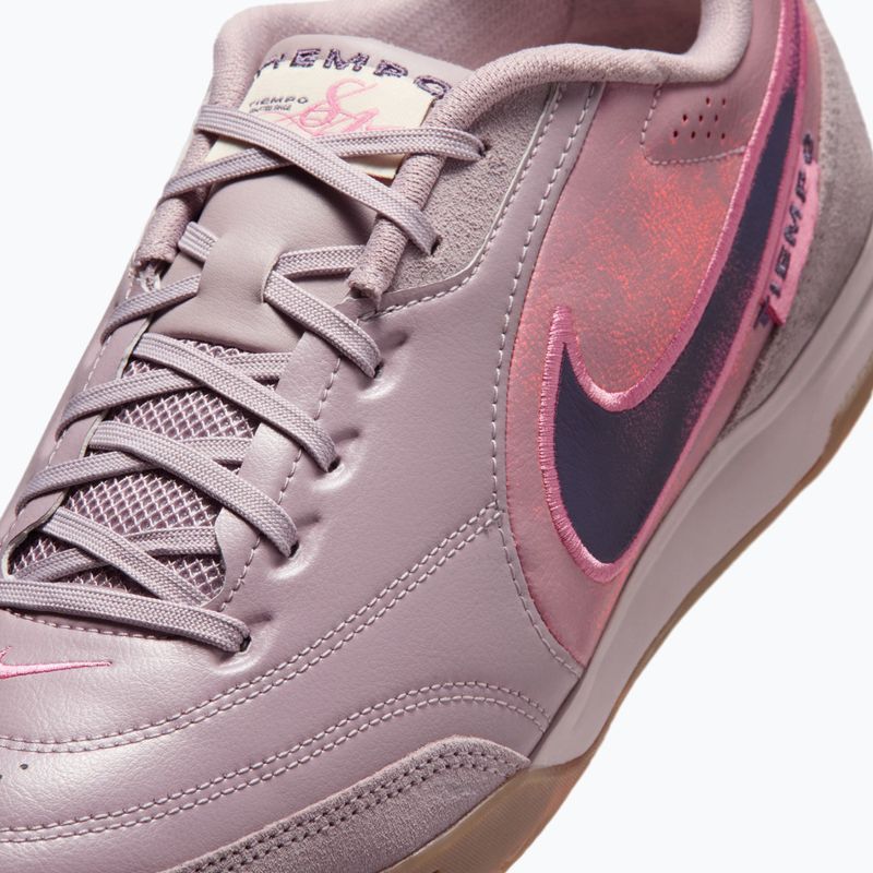 Buty piłkarskie męskie Nike Tiempo Streetgato PRM IC light violet ore/gum dark brown/peony 3