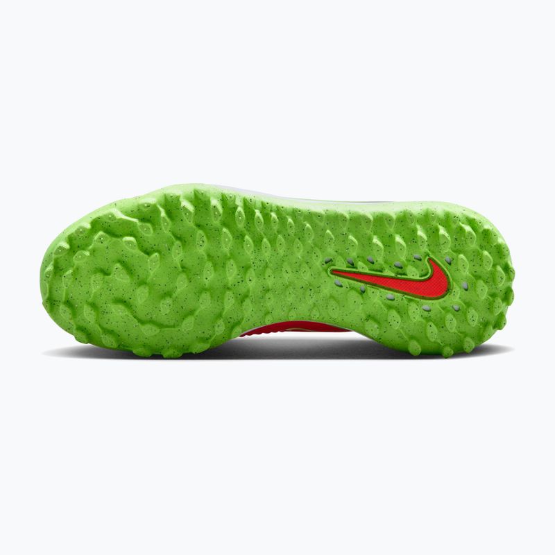 Buty piłkarskie dziecięce Nike Jr. Phantom 6 Low Academy Erling Haaland TF hot punch/green strike/black 2