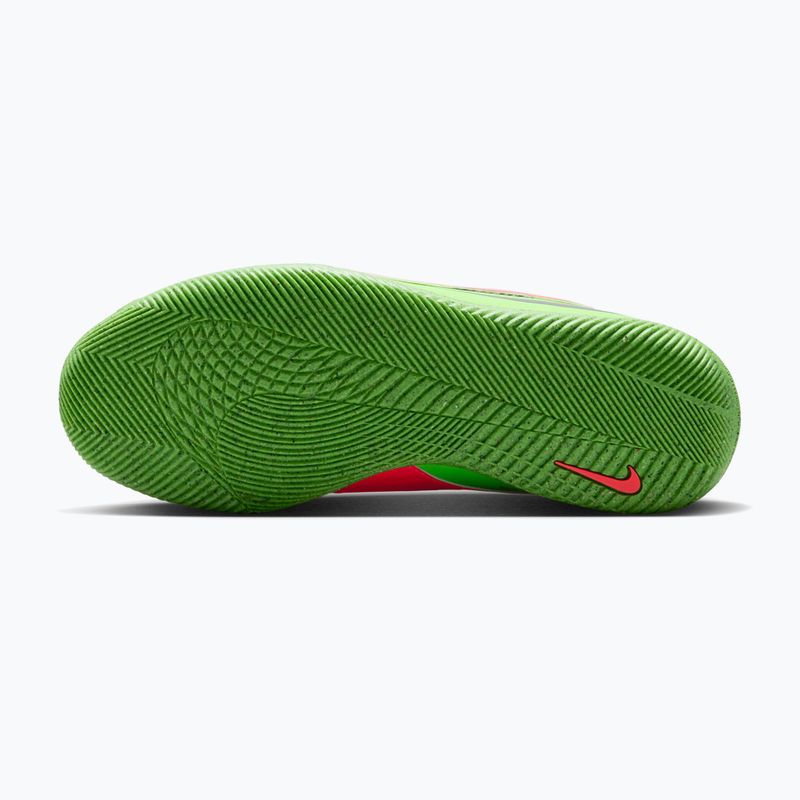 Buty piłkarskie dziecięce Nike Jr. Phantom 6 Low Club Erling Haaland IC hot punch/green strike/black 2