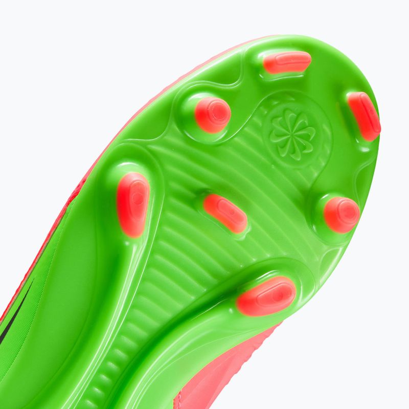 Buty piłkarskie dziecięce Nike Jr. Phantom 6 Club Erling Haaland MG hot punch/green strike/black 5