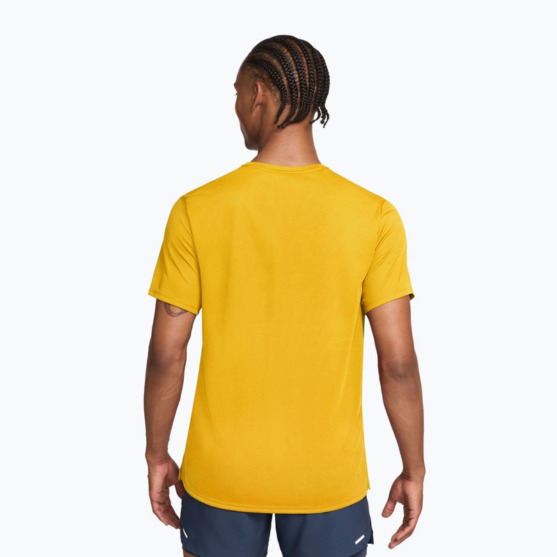 Koszulka do biegania męska Nike Miler Dri-Fit UV laser orange/total orange 2