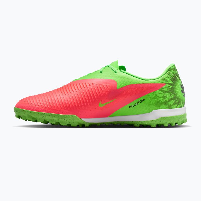Buty piłkarskie męskie Nike Phantom 6 Low Academy Erling Haaland TF hot punch/green strike/black 2
