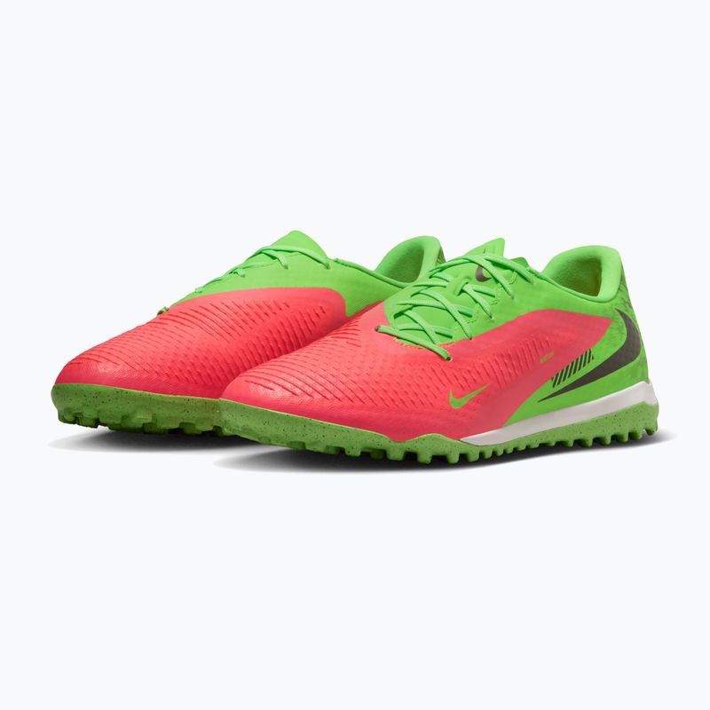 Buty piłkarskie męskie Nike Phantom 6 Low Academy Erling Haaland TF hot punch/green strike/black 3
