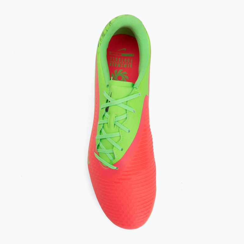 Buty piłkarskie męskie Nike Phantom 6 Low Academy Erling Haaland FG hot punch/green strike/black 5