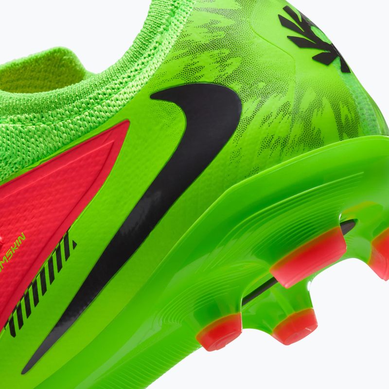 Buty piłkarskie dziecięce Nike Jr. Phantom 6 Low Pro Erling Haaland MG hot punch/green strike/black 5