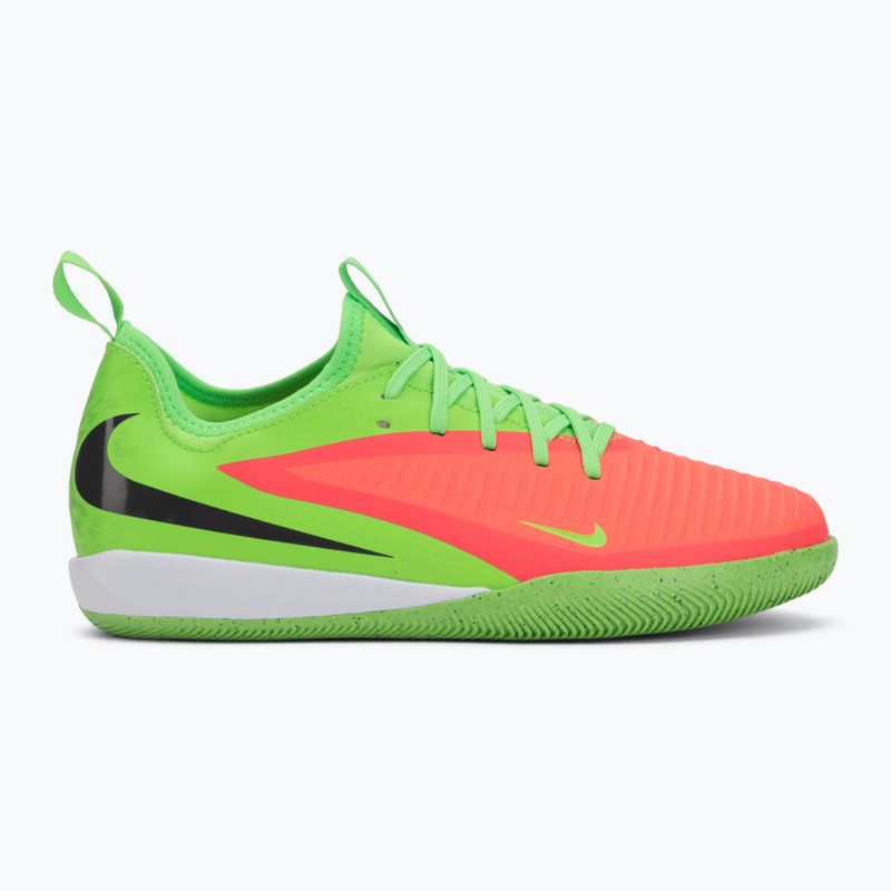 Buty piłkarskie dziecięce Nike Jr. Phantom 6 Academy Erling Haaland IC hot punch/green strike/black 2