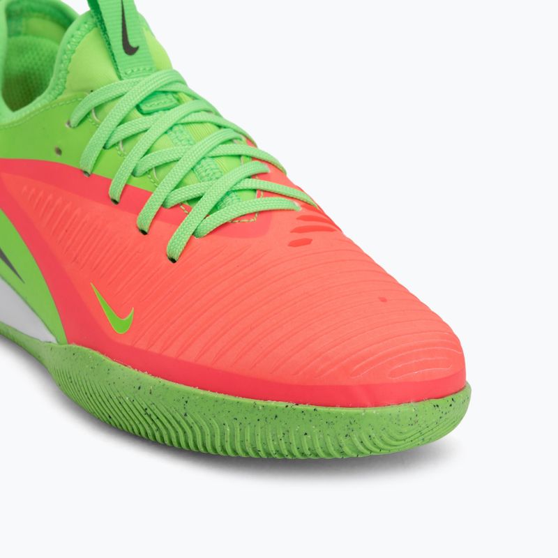 Buty piłkarskie dziecięce Nike Jr. Phantom 6 Academy Erling Haaland IC hot punch/green strike/black 7