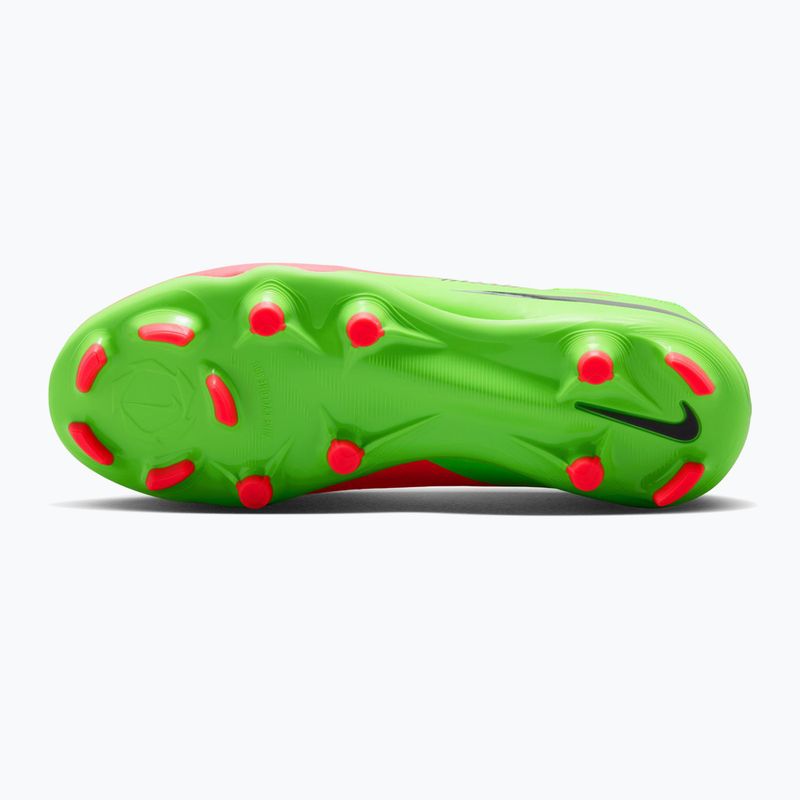 Buty piłkarskie dziecięce Nike Jr. Phantom 6 Low Academy Erling Haaland FG hot punch/green strike/black 2