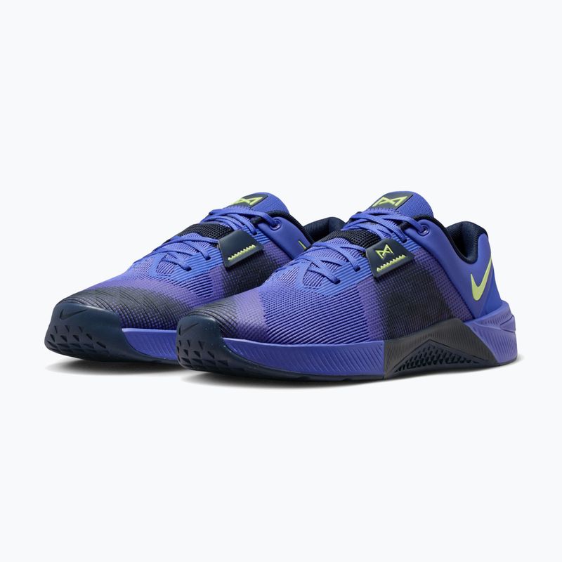 Buty treningowe męskie Nike Metcon 10 persian violet/obsidian/light lemon twist 3
