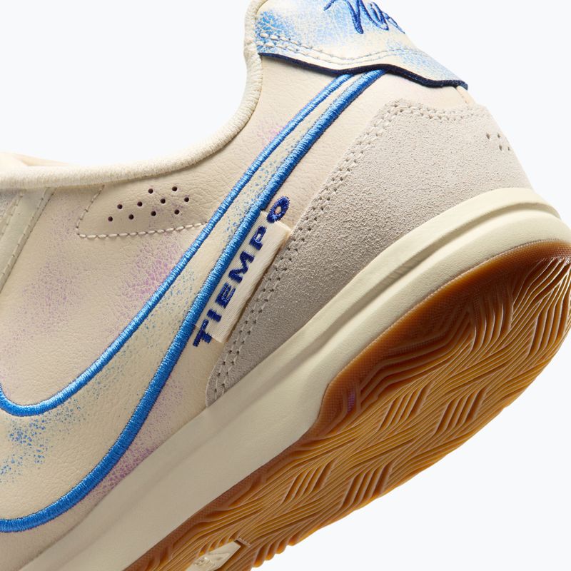 Buty piłkarskie męskie Nike Tiempo Streetgato PRM IC coconut milk/gum med brown/blue crystal 4