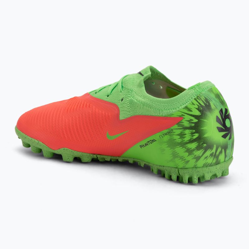 Buty piłkarskie męskie Nike Phantom 6 Low Pro Erling Haaland TF hot punch/green strike/black 3