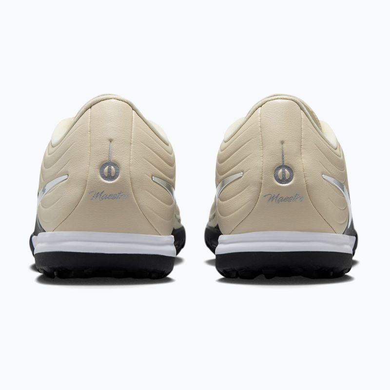 Buty piłkarskie męskie Nike United Tiempo Maestro Academy TF fossil/burgundy crush/metallic silver 4