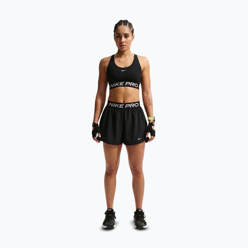 Spodenki treningowe damskie Nike Pro 2in1 black/white 2