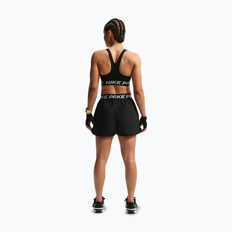 Spodenki treningowe damskie Nike Pro 2in1 black/white 3