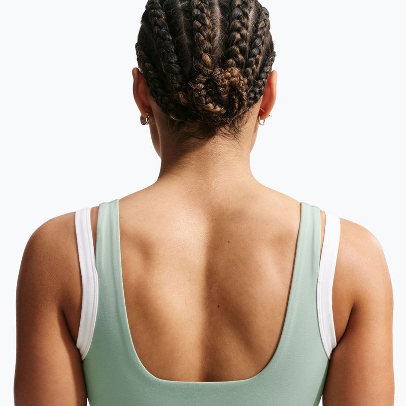 Biustonosz treningowy Nike One Light Support steam/white/white 5