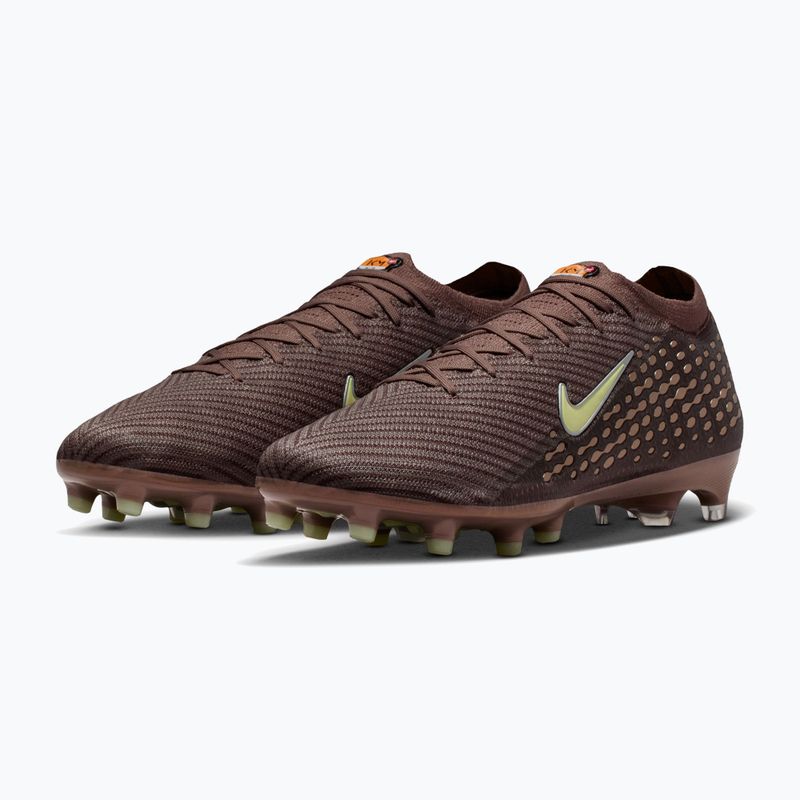 Buty piłkarskie męskie Nike Zoom Vapor 16 Elite Kylian Mbappe AG-Pro plum eclipse/metallic silver 3