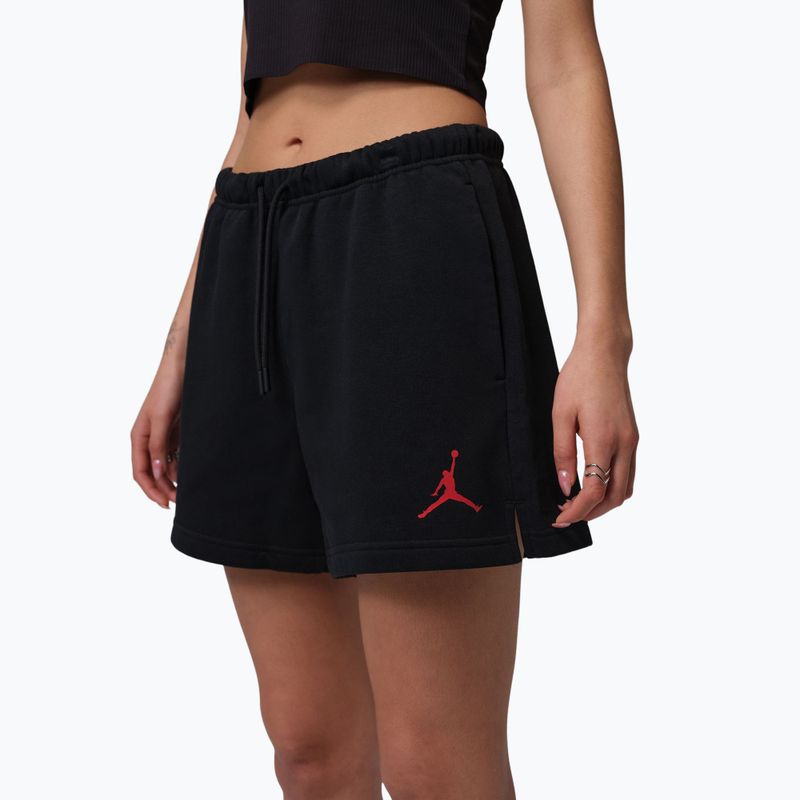 Spodenki damskie Nike Jordan Fleece black/gym red 4