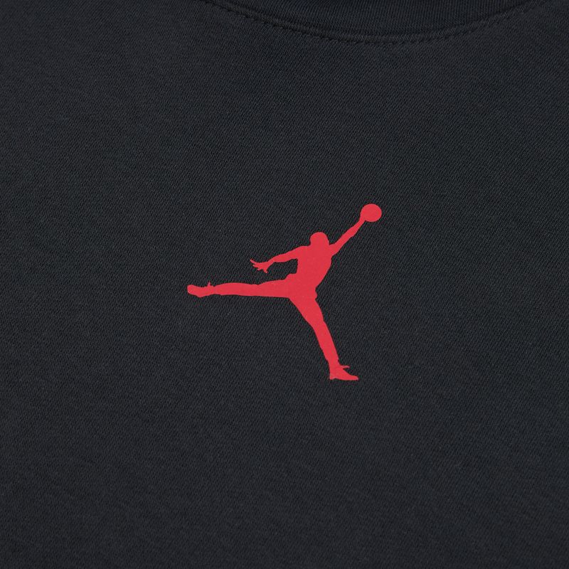 Bluza damska Nike Jordan Fleece Hoodie black/gym red 8