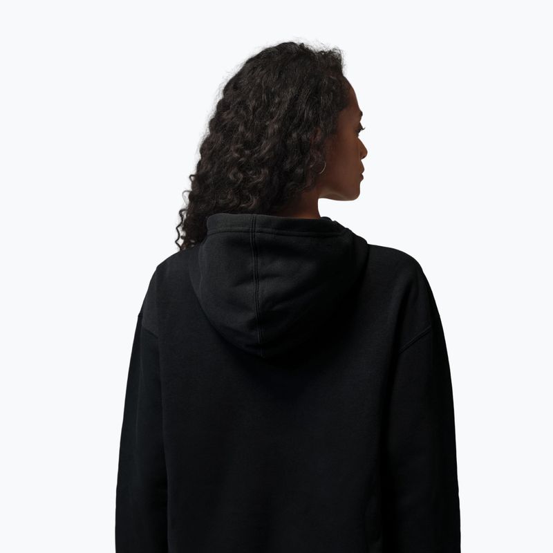 Bluza damska Nike Jordan Fleece Hoodie black/gym red 3