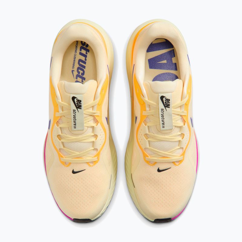 Buty do biegania męskie Nike Structure 26 alabaster/hyper violet/indigo burst 5