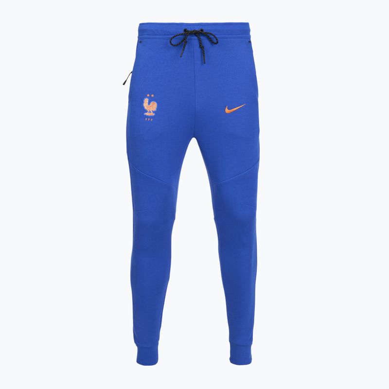 Spodnie piłkarskie męskie Nike FFF Tech Fleece Joggers game royal/metallic copper 6