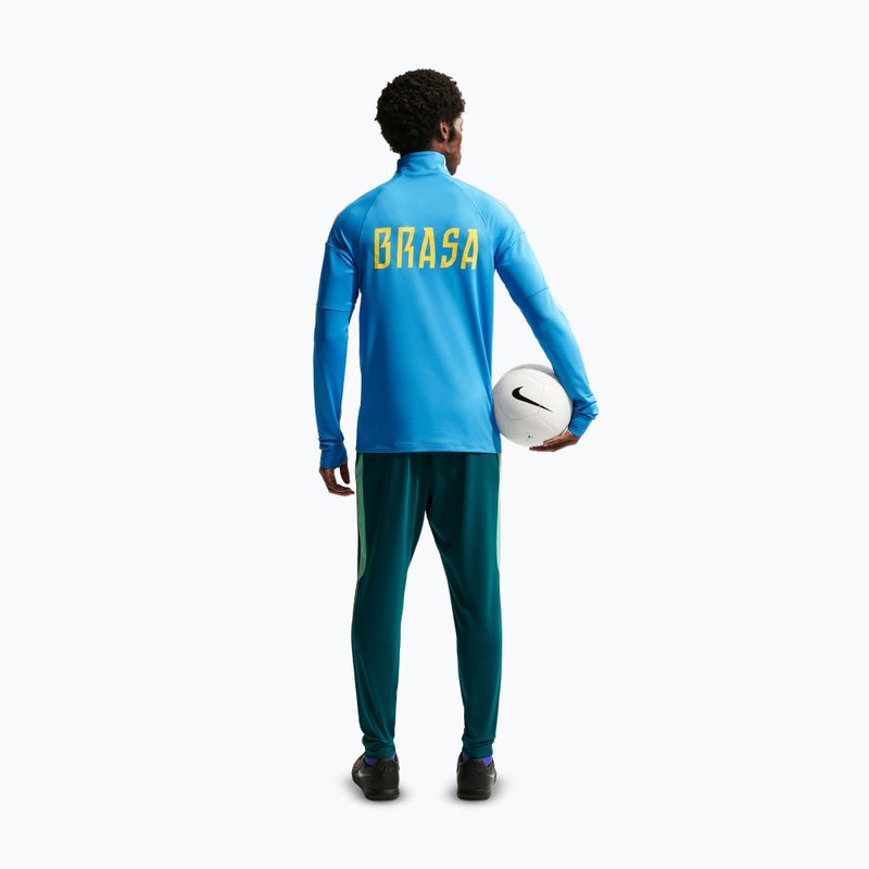 Spodnie piłkarskie męskie Nike Brazil Academy Pro Dri-Fit geode teal/light menta/midwest gold 3