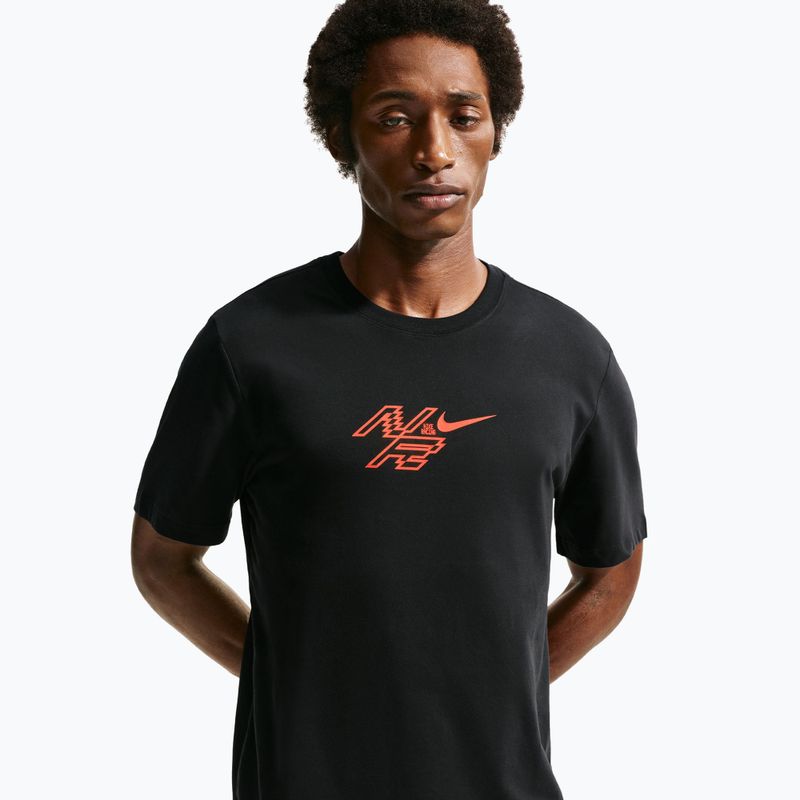 Koszulka do biegania męska Nike AeroSwift Dri-Fit black/bright crimson 4
