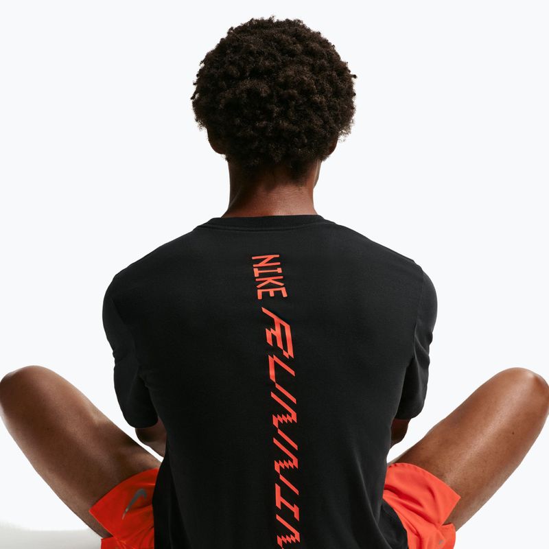 Koszulka do biegania męska Nike AeroSwift Dri-Fit black/bright crimson 6